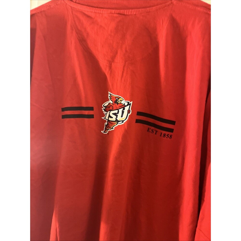 Vintage Starter Iowa State ISU Cyclones Est. 1858 Graphic T-Shirt Red Mens 2XL - Picture 14 of 15